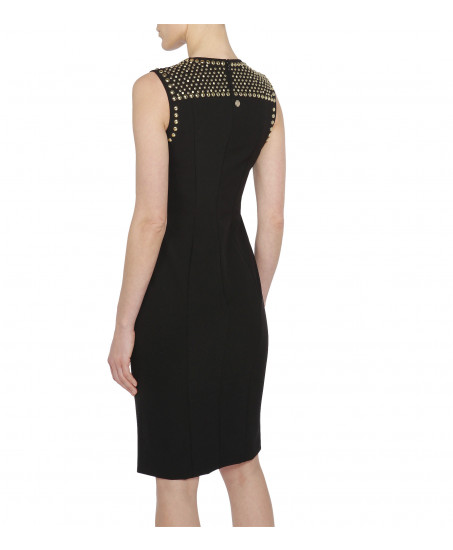 Cocktailkleid mit goldenen Nieten