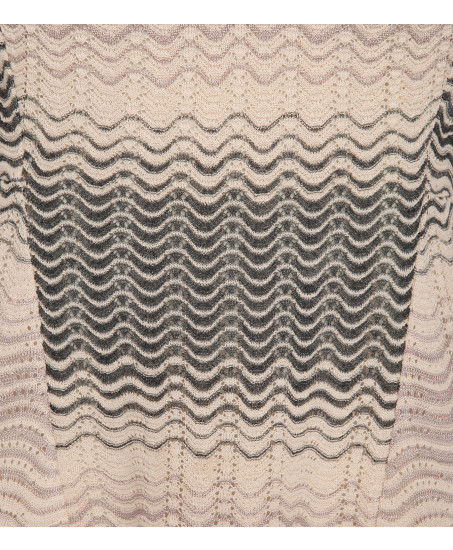 Gemustertes Häkel-Strickkleid
