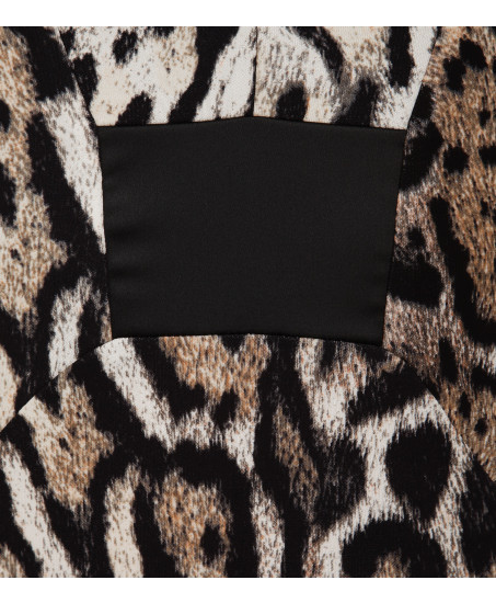 Maxikleid im Animal-Muster
