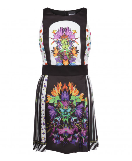 Minikleid mit Blumenmuster