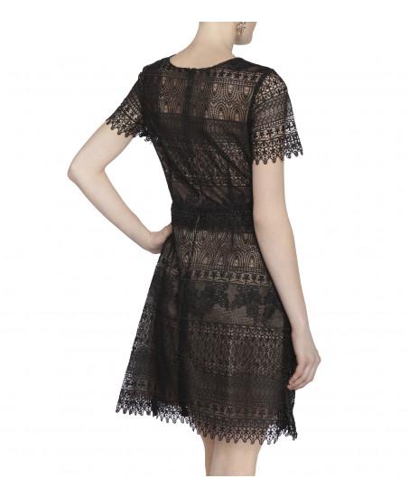 Spitzenkleid in Schwarz