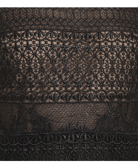 Spitzenkleid in Schwarz