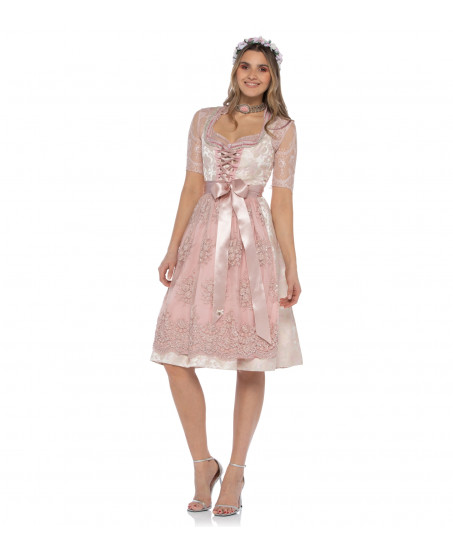 Dirndl Maja in Rosé/Pink