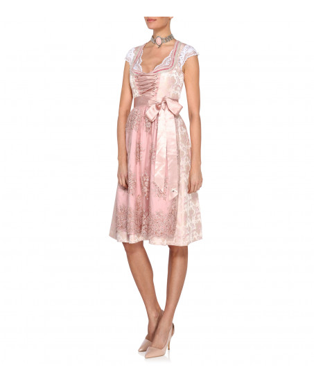 Dirndl Maja in Rosé/Pink