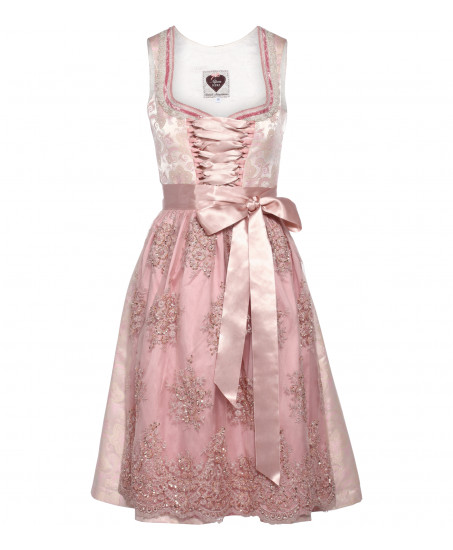 Dirndl Maja in Rosé/Pink