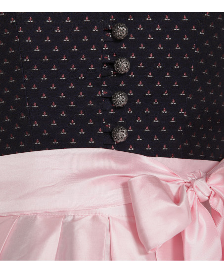 Dirndl Paula in Blau/Rosa