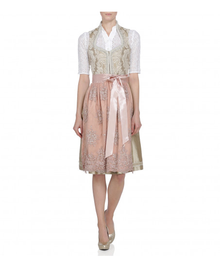Hochzeits Dirndl Viktoria in Cremé