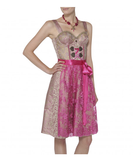 Glamourdirndl in Pink