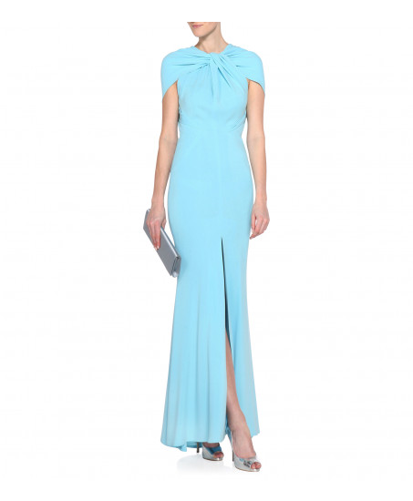  Stretch-Kleid in Hellblau