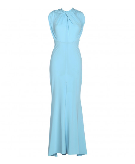  Stretch-Kleid in Hellblau