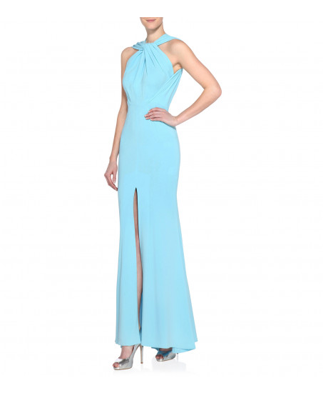  Stretch-Kleid in Hellblau