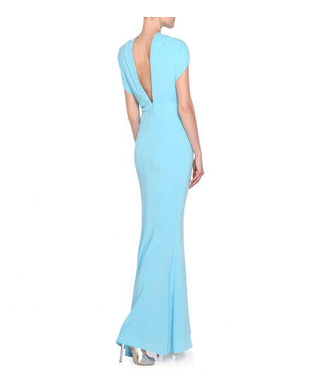  Stretch-Kleid in Hellblau