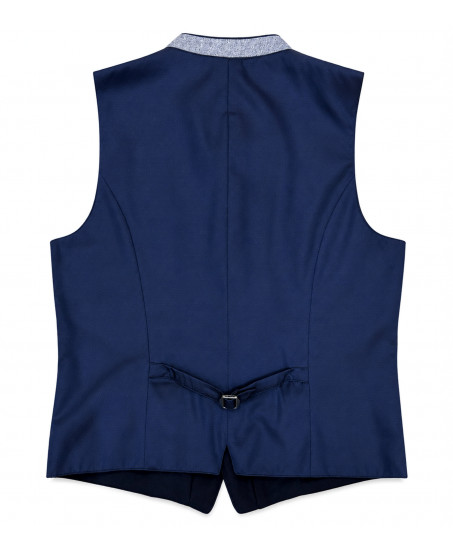 Freisteller- Krüger- Krüger Trachtenweste in Marine-Blau.