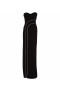 Elegante Abendrobe mit Cut-Out in Schwarz