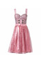 Glamourdirndl in Rosé