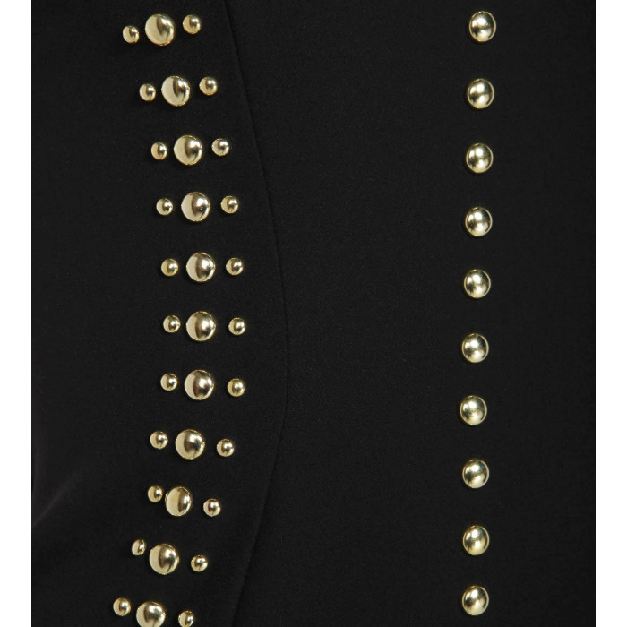Cocktailkleid mit goldenen Nieten