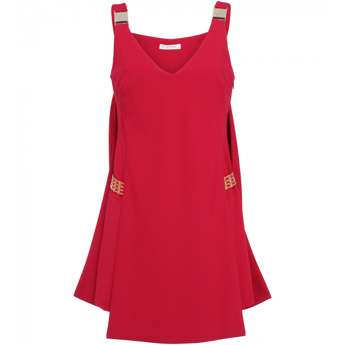 Minikleid mit Schleppe