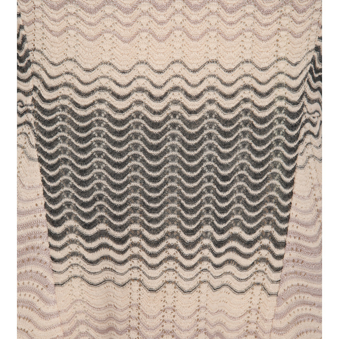 Gemustertes Häkel-Strickkleid
