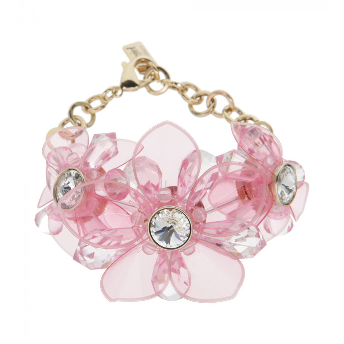Blumenarmband in Rosé