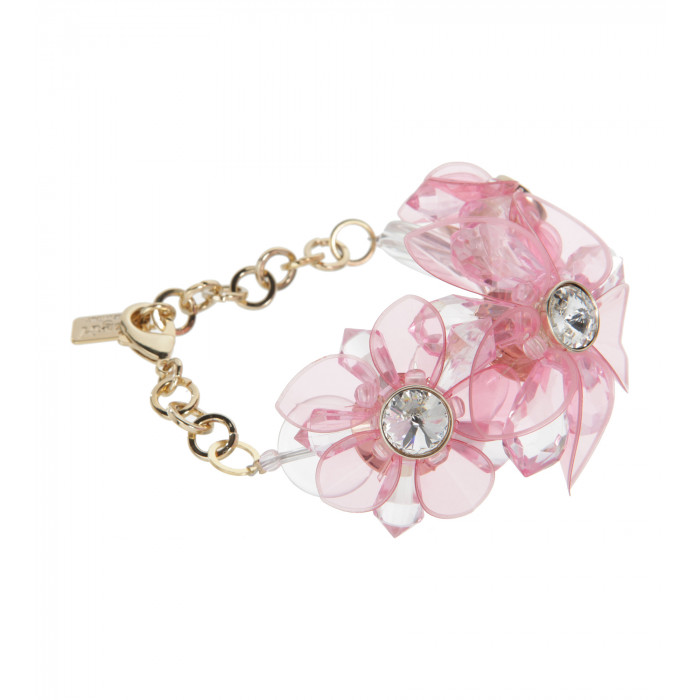 Blumenarmband in Rosé