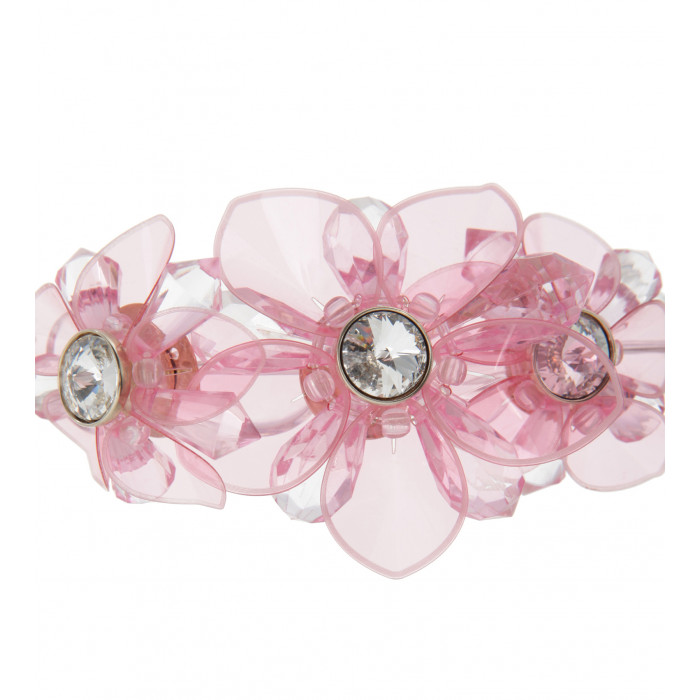 Blumenarmband in Rosé