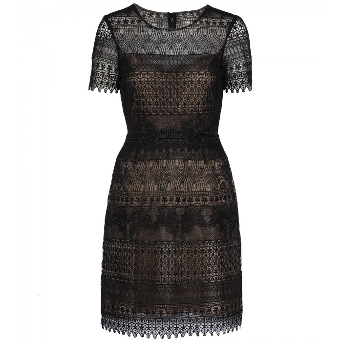 Spitzenkleid in Schwarz