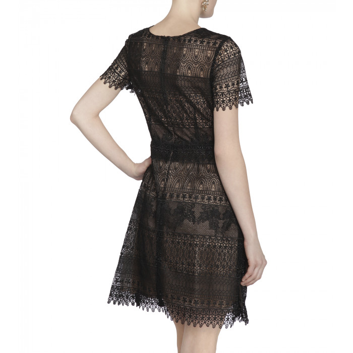 Spitzenkleid in Schwarz