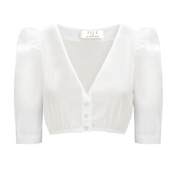 Bluse V-Ausschnitt mit 3/4 Arm