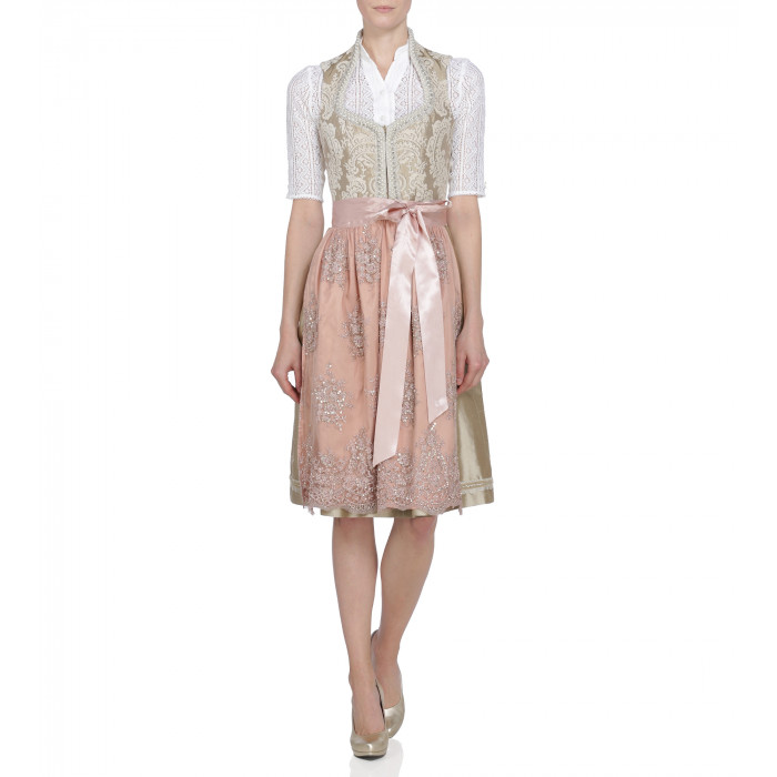 Hochzeits Dirndl Viktoria in Cremé