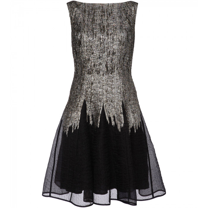 Cocktailkleid mit U-Boot-Ausschnitt