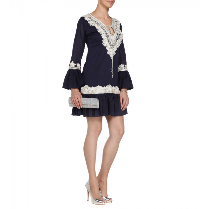 Schmale Glitzer-Clutch in Silber