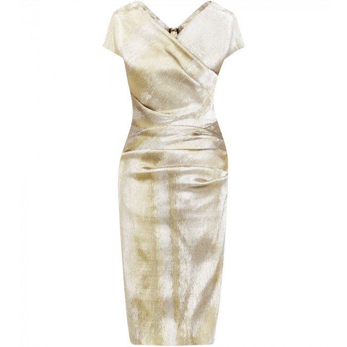 Cocktailkleid in Gold/Silber