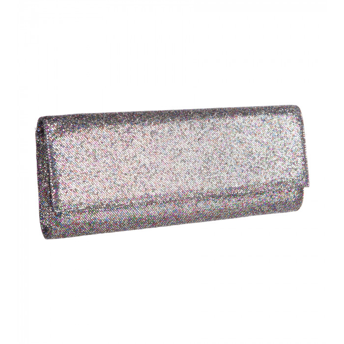 Glitzerclutch in Multicolor