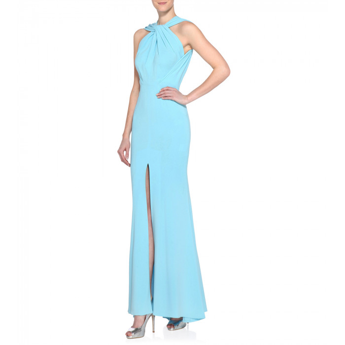  Stretch-Kleid in Hellblau