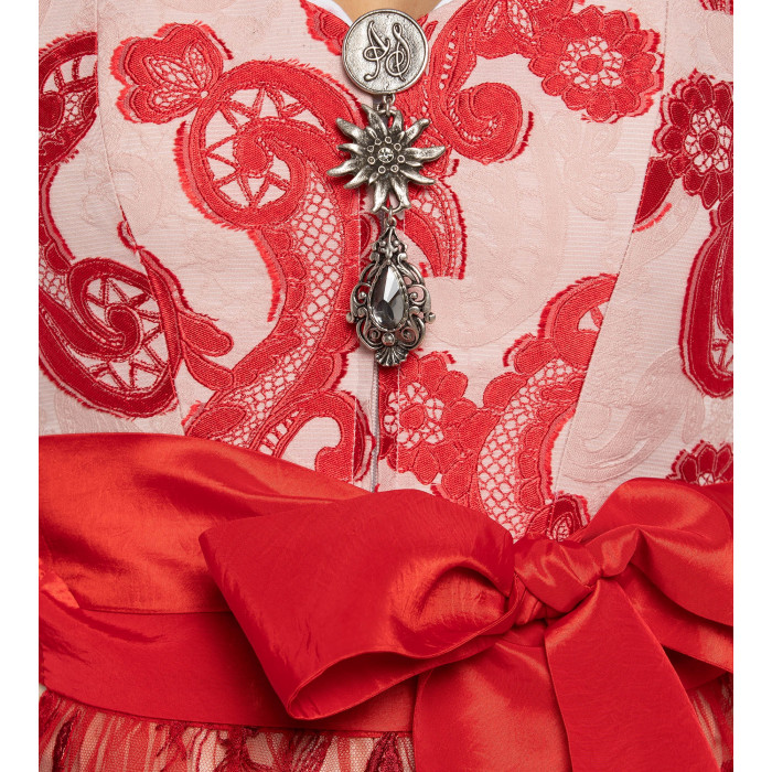 Dirndl in Rosa/Rot