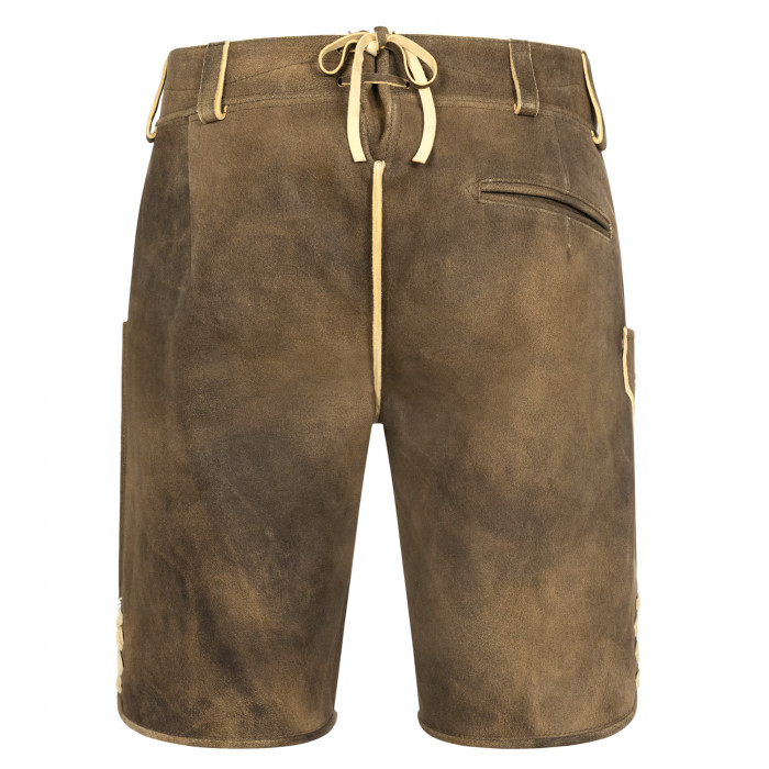 Lederhose Stefan in Braun-Beige
