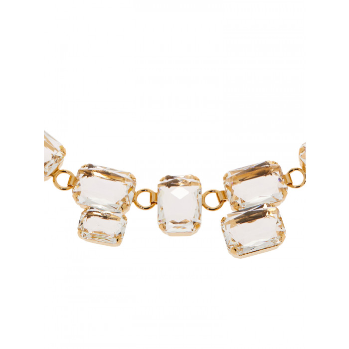 Kette mit Baguette-Steinen in Transparent