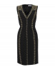 Cocktailkleid mit goldenen Nieten