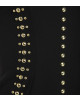 Cocktailkleid mit goldenen Nieten