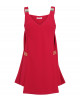 Minikleid mit Schleppe