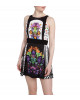 Minikleid mit Blumenmuster