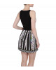 Minikleid mit Blumenmuster