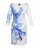 Minikleid mit Blumenmuster aus Jersey