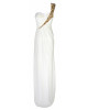 Asymmetrische Abendrobe in Weiss