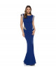  Kleid in Royalblau mit Crystal-Rocks