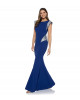  Kleid in Royalblau mit Crystal-Rocks