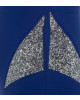  Kleid in Royalblau mit Crystal-Rocks