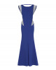  Kleid in Royalblau mit Crystal-Rocks
