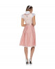 Dirndl Madeleine mit Gold schimmernder Seidenstickerei