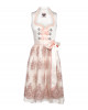 Hochzeitsdirndl Kristina in Weiss/Rosé